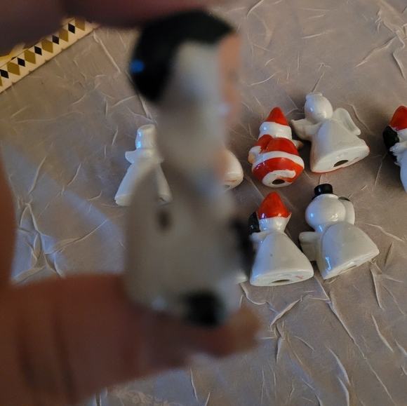 Vintage Japan Commodore Original Christmas Card Place Settings Complete No. 1100 - Picture 10 of 11